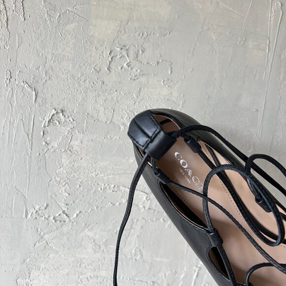 Leather Coach flats - Never worn! - Picture 8 of 8